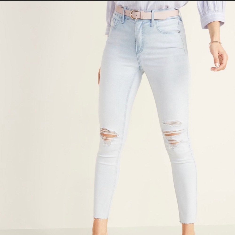 Old Navy Rockstar hi-rise super skinny jeans